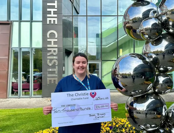 Home 11 Beat Breast Cancer Charity 10000 Donation to Christies Manchester