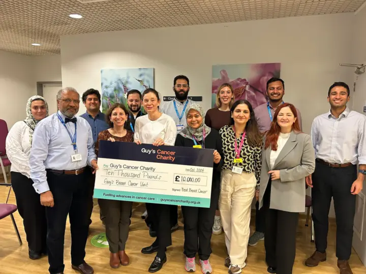 Home 8 Beat Breast Cancer Charity 10000 Donation to Guys St Thomas Foundation Lodnon Sep 2024